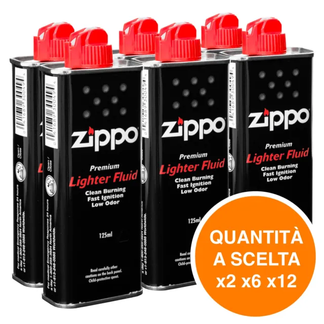 Zippo Ricarica per Accendino a Benzina Premium Lighter Fluid Made in USA 125ml