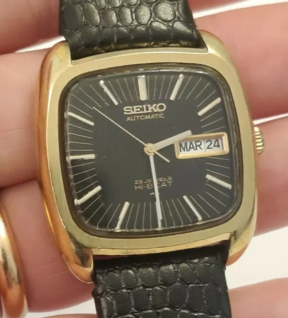 VINTAGE SEIKO HI-BEAT 23J Automatic Wristwatch 2409-3009 works £ -  PicClick UK