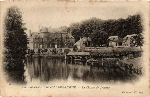 CPA AK Env. de BAGNOLES-de-l'ORNE - Le Chateau de COUTERNE (355445)