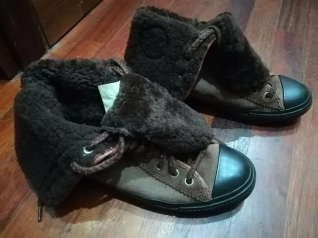 Converse scamosciate best sale alte