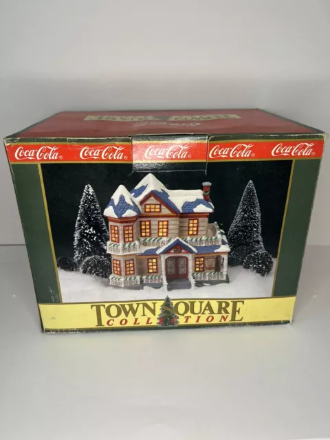 Coca Cola Town Square Collection Dee's Boarding House 1991 Original Box