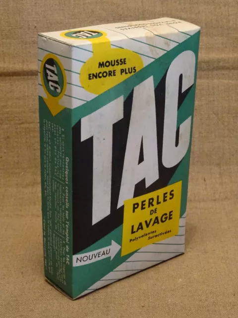 Ancien paquet de lessive TAC Fournier  Marseille   épicerie ancienne estaminet