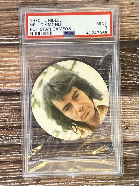 1970 Tonibell Pop Star Cameos Neil Diamond PSA 9