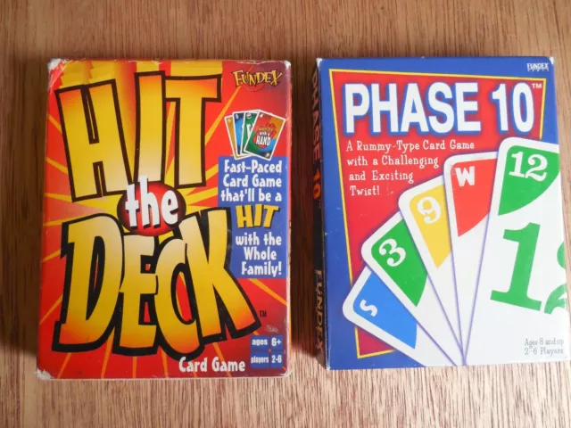 PHASE 10 CARD Game A Rummy Card Game with a Twist Fundex Games Challenging  New $20.26 - PicClick AU