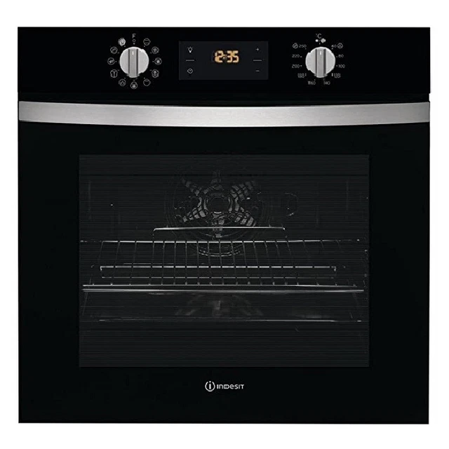 Indesit IFW4844HBL Four Électrique Multifonctions Encastré Noir 71 L Classe A