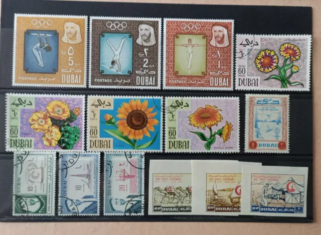 Dubaï Timbres oblitéré