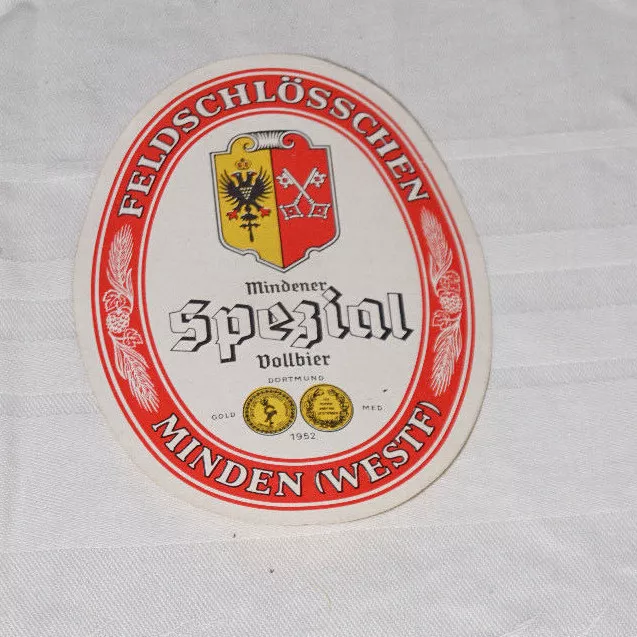 Birra Etichetta Mindener Feldschlößchen Weser Pils Speciale Vollbier