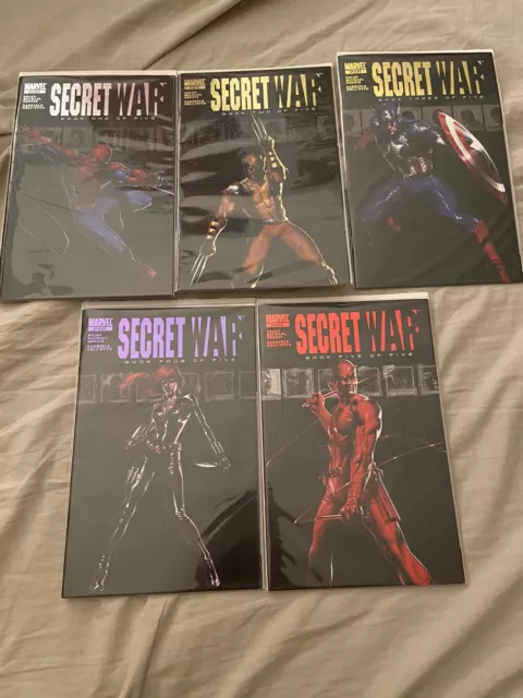 Secret War #1-5 Complete Set (2004-2005) Marvel Comics