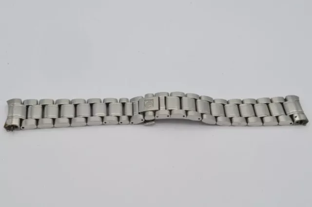 Omega Speedmaster Bracelet en Acier 18MM Vintage Rare État 1560/850 Ansto