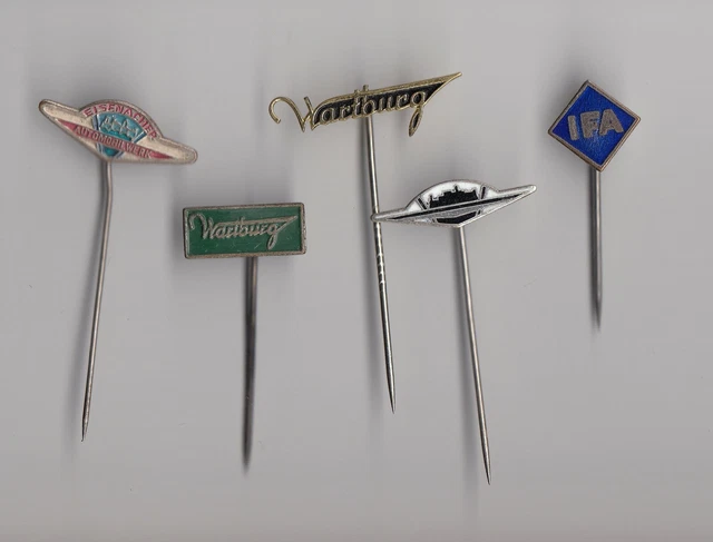 VINTAGE WARTBURG IFA EISENACHER pin badges 1960s Logo Car VEB ...