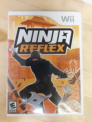Ninja Reflex (Nintendo Wii, 2008) Complete w/ Manual - Tested Working - Free Shi