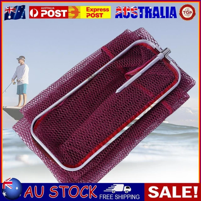 Fishing Net with Plastic Handle Portable Fishing Landing Net Outdoor Accessories