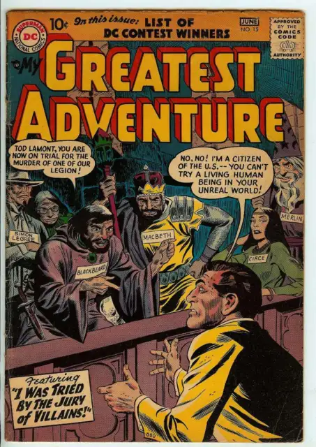 My Greatest Adventure #15 4.5 // Dc Comics 1957