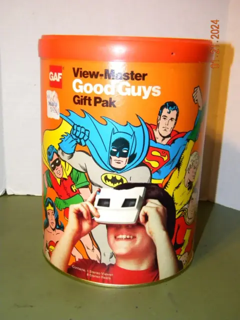 View-Master Good Guys Gift Pak - 8 Stereo Reels, 1 Stereo Viewer - DC  COOL
