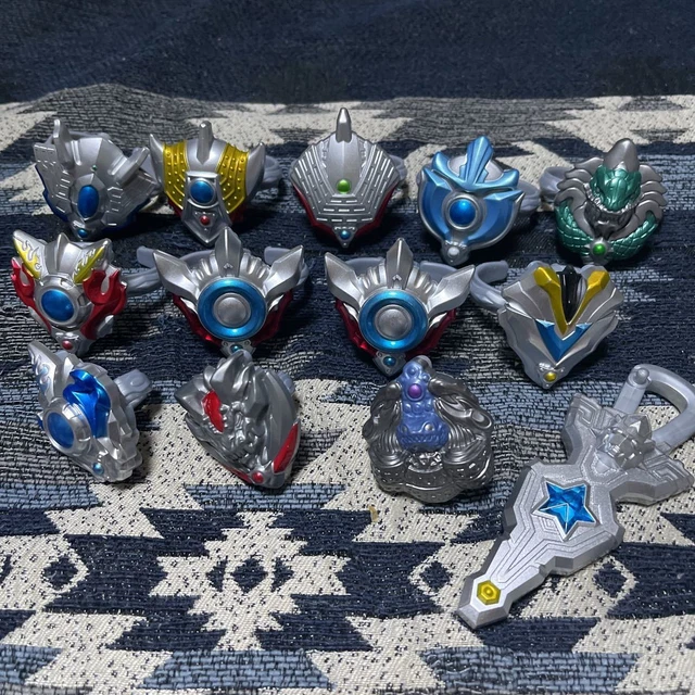 Ultraman Taiga Dx Ultra Accessory Set Of 14 Ring Bracelet