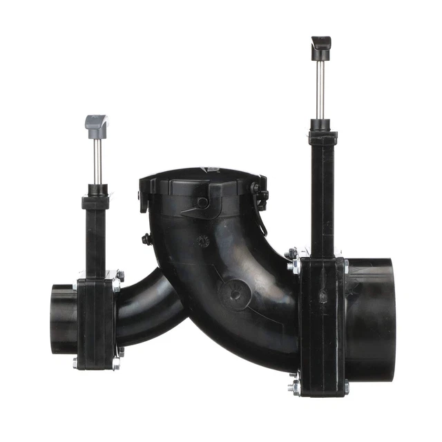 Valterra Ell Double Rotating Valve, Mess-Free Waste Valve for RV's, Campers, ...
