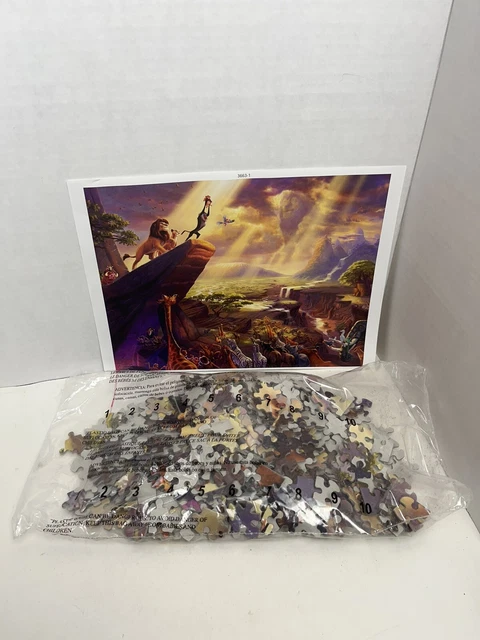DISNEY THOMAS KINKADE Jigsaw Puzzle The Lion King Simba 500pc Sealed ...