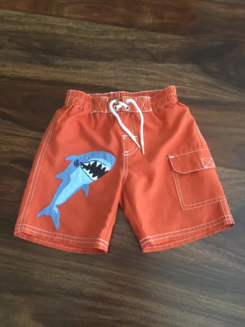 CRAZY 8 Toddler Shark SWIM TRUNKS / SHORTS SIZE 18-24 month