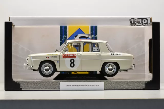 Renault 8 Gordini 1300 #8 Monte Carlo Historique 2014 Solido 1/18 Neuve En Boite