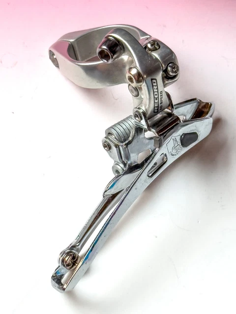 Pince Dérailleur Avant Campagnolo Record 10v, Triple, 35 Mm, Tirage Bas - Occasion