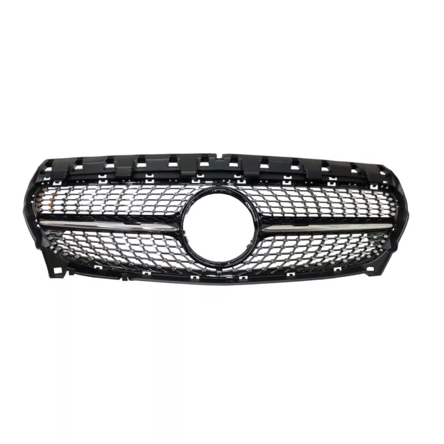 Mercedes Benz CLA Kl W117 2016 - 2019 Facelift Kuhlergrill Diamond Schwarz