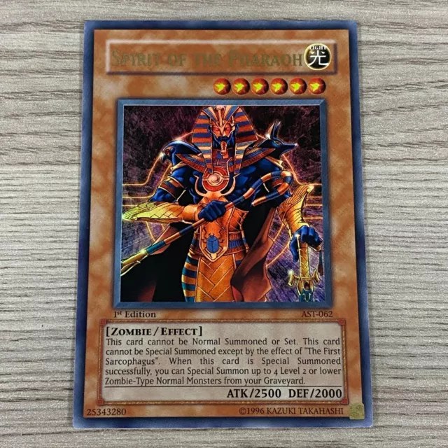 Yu-Gi-Oh! Spirit Of The Pharaoh 1St Edition Ast-0621996 Tcg Card Game Yugioh