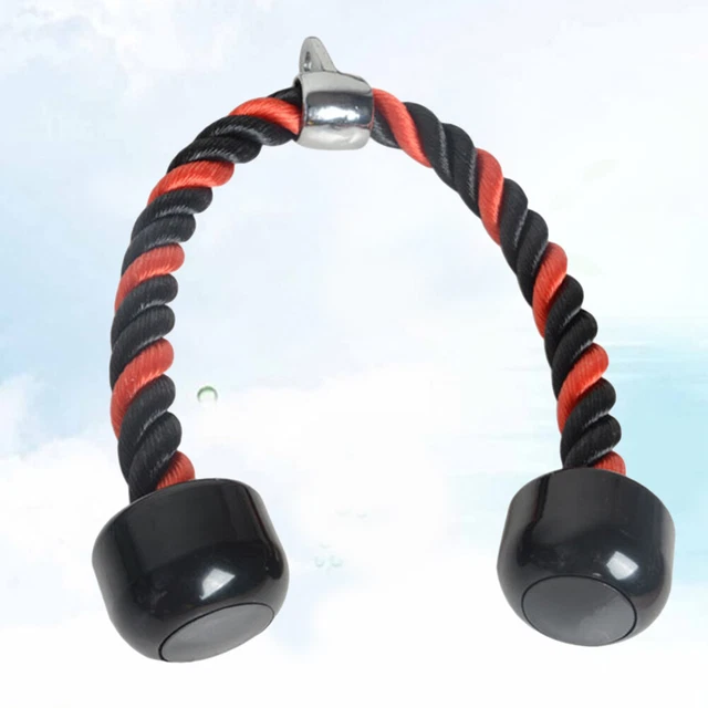 Câble Fixation Triceps + Bande Résistance - Équipement Fitness Portable Pour Musculation à Domicile