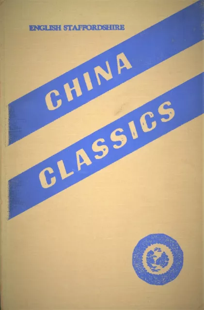 English Staffordshire China Types Patterns / Scarce Out-of-Print Book