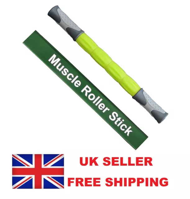 Massage Stick 18" Portable Travel Sports Body Muscle Roller Trigger Point