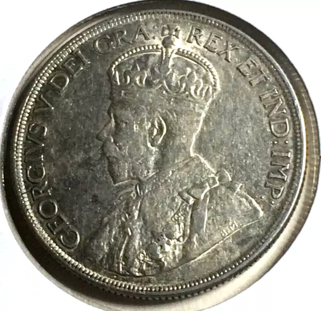 1936 Canada $1 Dollar Silver Coin .800 - King George V (573)