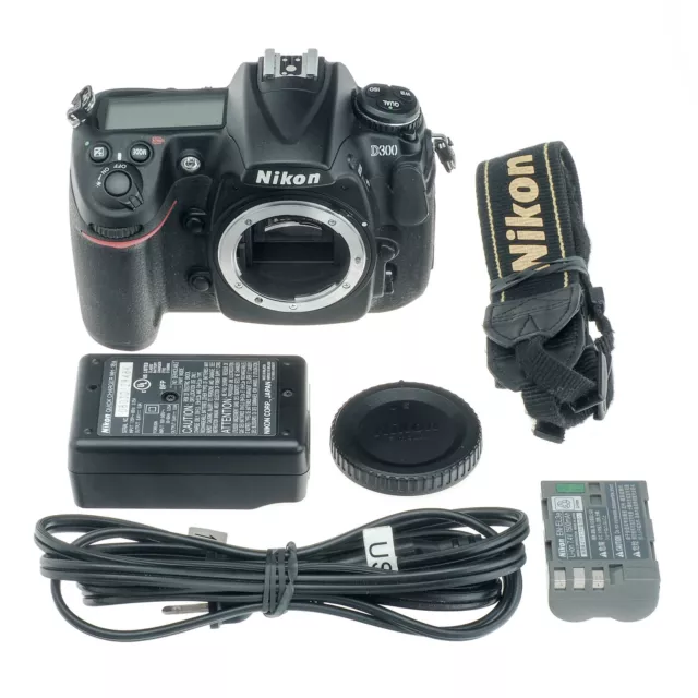Nikon D300 12.3 MP Digital SLR Camera Body Black 25432