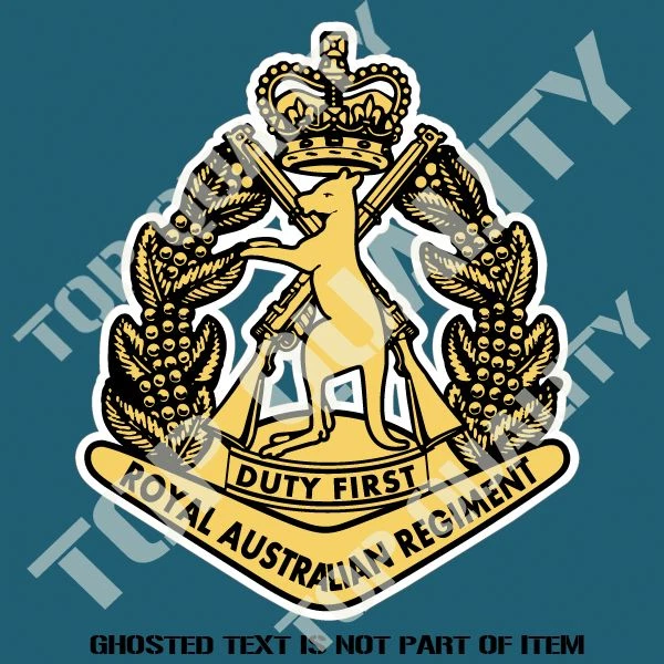 ROYAL AUSTRALIAN REGIMENT Rar Patriotic Military Decals Stickers ...