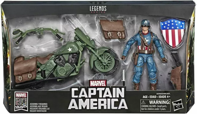 Marvel Legends Deluxe Captain America and Motorcycle