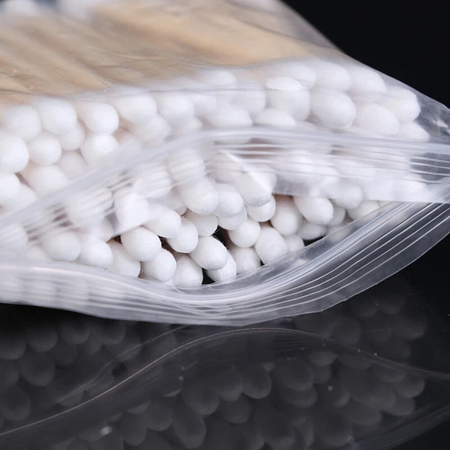 100Pcs Double Head Disposable Makeup Cotton Swab Cotton Buds Daily Cleaning T-wf 11