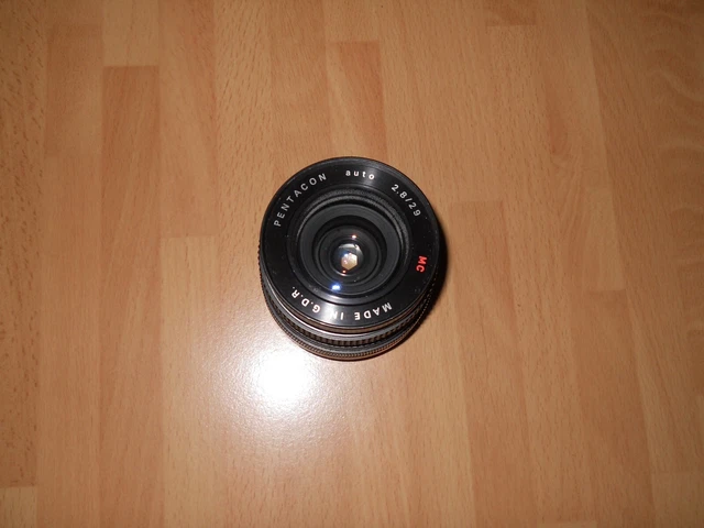 Obiettivo Grandangolo Pentacon 29 Mm F2,8. Vite 42X1. Made In Gdr. Difetto