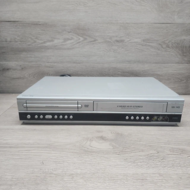 PHILIPS DVD VCR Player Combo Model DVP3340V 4 Head HiFi No Remote