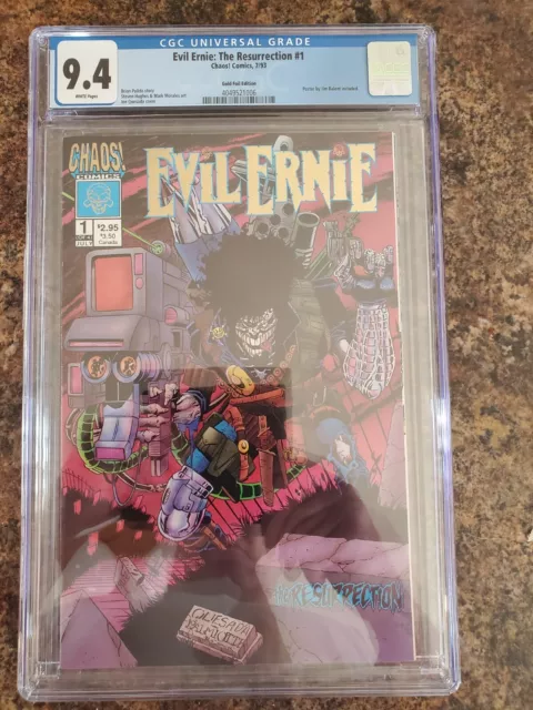 Evil Ernie The Resurrection 1 CGC 9.4 1993 Gold Foil Edition