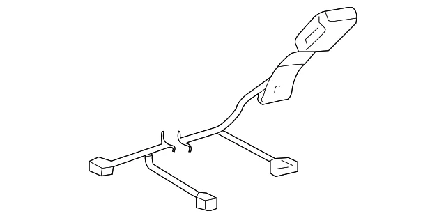Genuine  Seat Belt Receptacle (Right Front) 73230-AD011-B0
