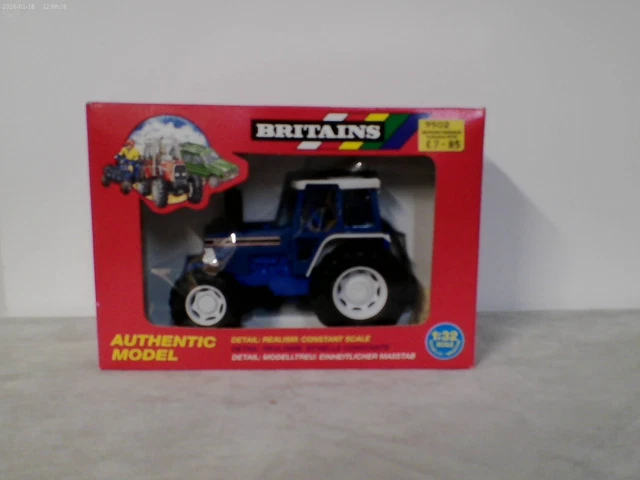 Tracteur Britains Farm 9321 - Ford 8830 Power Farm - 1985 - 1/32 - En L'état (ne Fonctionne Pas)