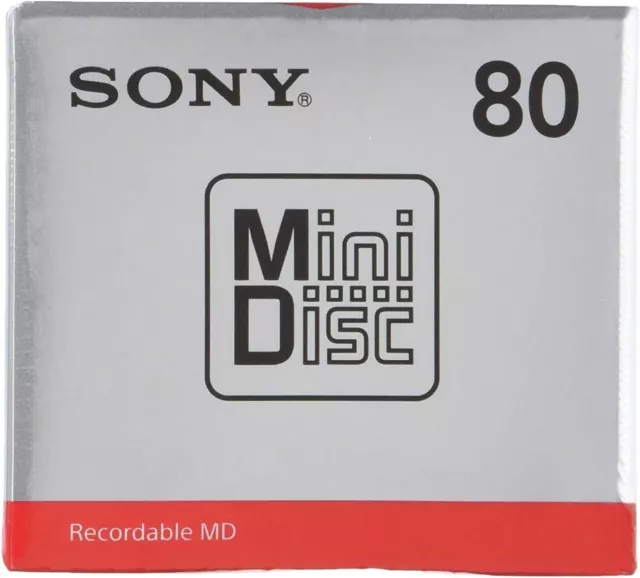 Sony Mini Disc (80 minutes, 1 pack) MDW80T