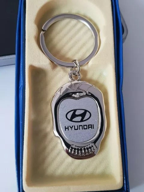 Hyundai Metal car styling key ring key chain Keychain fob holder car accessories