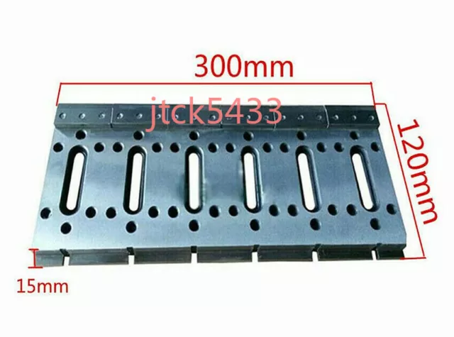 300X120X15mm Wire Cut EDM Fixture Board Stainless Jig Tool Clamping and Leveling