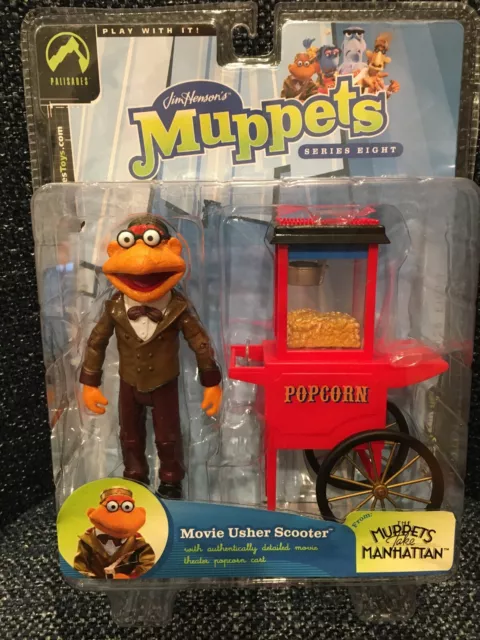 Movie Usher Scooter The Muppet Show Palisades Series 8 Muppets Figure Amazing!!