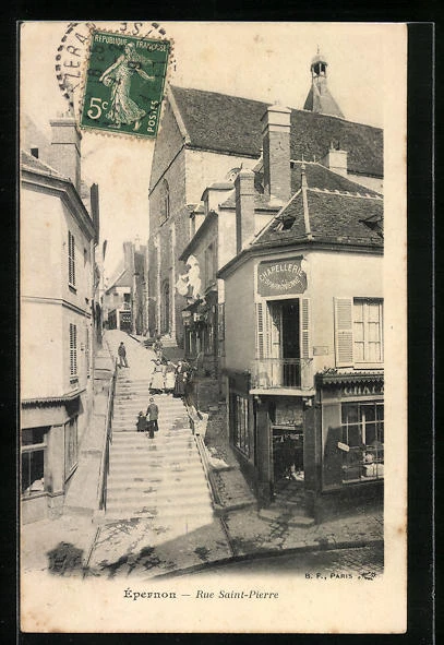 CPA Épernon, Rue Saint-Pierre