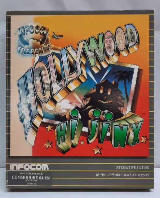 Hollywood Hi Jinx - Infocom (Commodore 64), PAL - CIB 5 1/4" Diskette