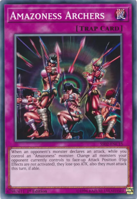 Amazoness Archers Common Speed Duel Starter Deck Yugioh Card