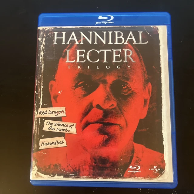 HANNIBAL LECTER TRILOGY Red Dragon, Silence of Lambs, Hannibal Bluray