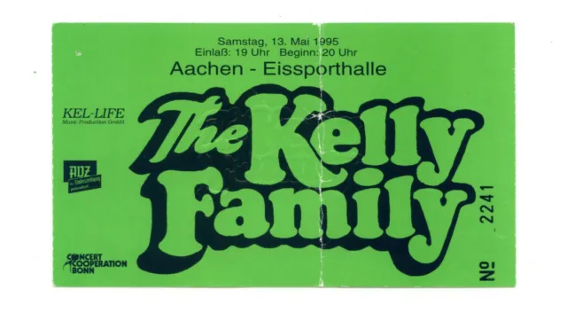 The Kelly Family - Altes Konzert Ticket Aachen vom 12.05.1995 siehe Bild