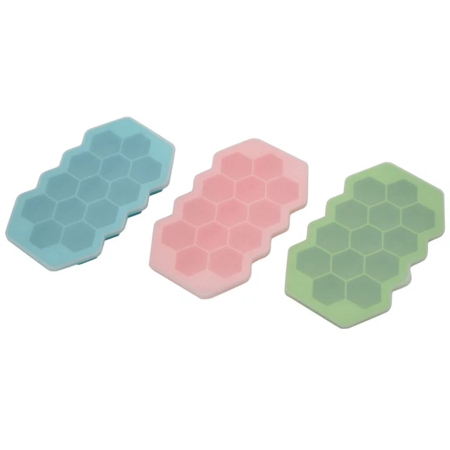 Ciotole Quadrate Ghiaccio con Coperchi Sigillati, Forme Silicone, Di Nuovo