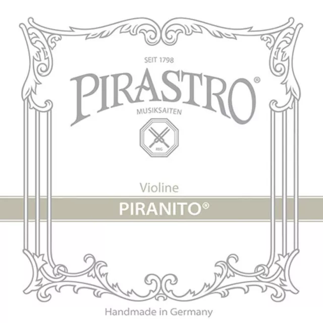 Pirastro Piranito 4/4 Violino Corde Set e-Kgl A Acciaio Cromato, Strings